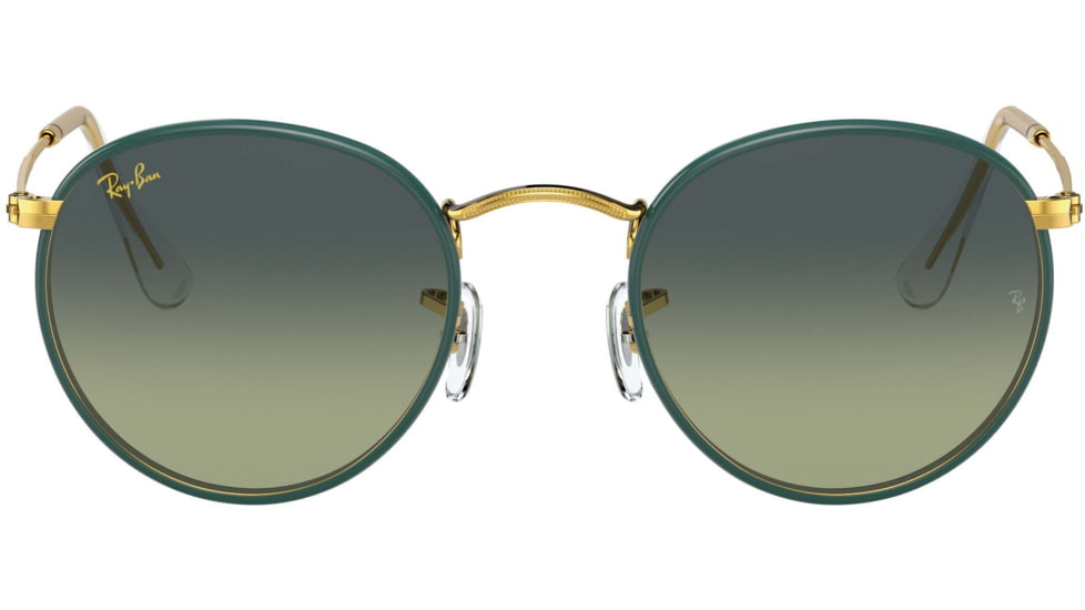 Ray-Ban ROUND METAL M RB3447JM Sunglasses 9196BH-50 - , vintage green gradient blue Lenses