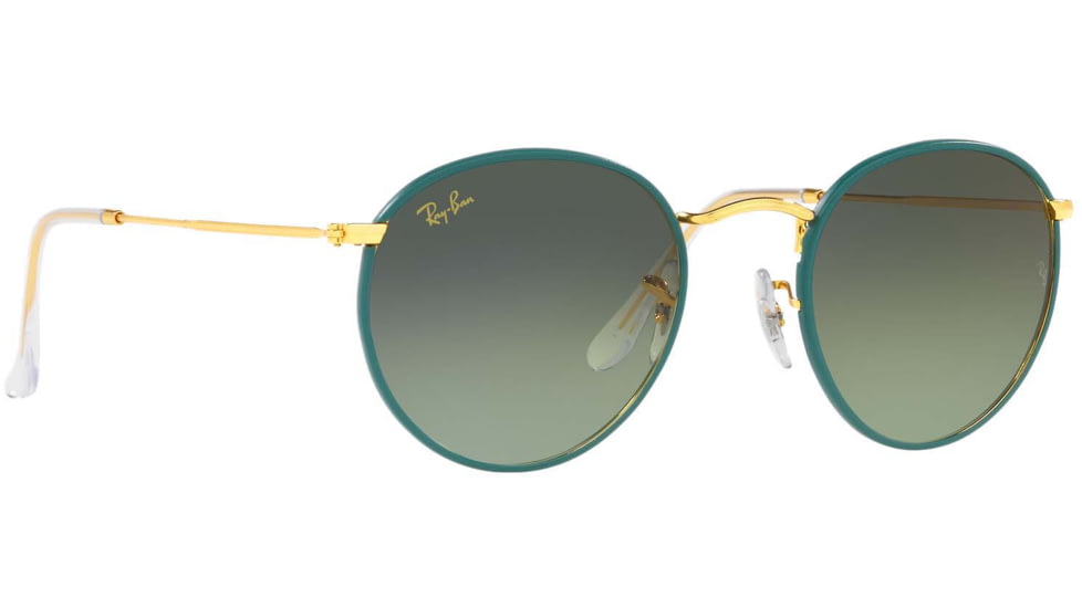 Ray-Ban ROUND METAL M RB3447JM Sunglasses 9196BH-50 - , vintage green gradient blue Lenses
