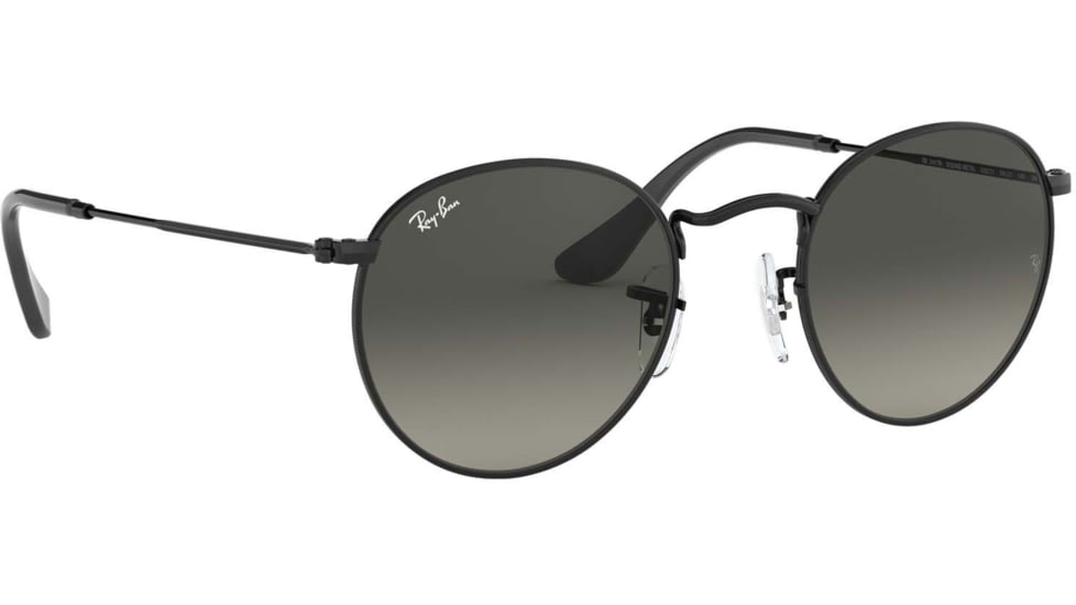Ray-Ban ROUND METAL RB3447N Sunglasses 002/71-50 - Black Frame, Gray Green Lenses