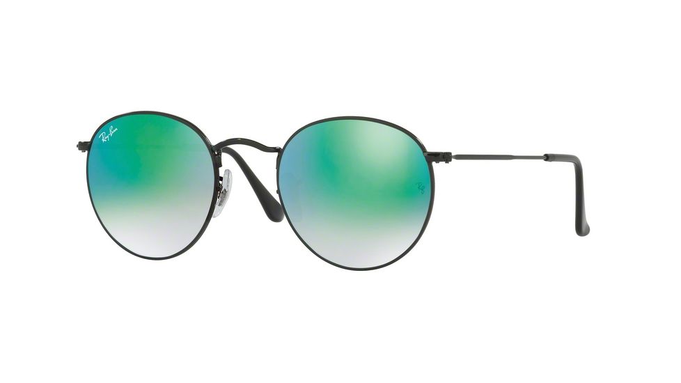 Ray-Ban RB3447 Bifocal Prescription Sunglasses RB3447-002-4J-53 - Lens Diameter 53 mm, Frame Color Shiny Black