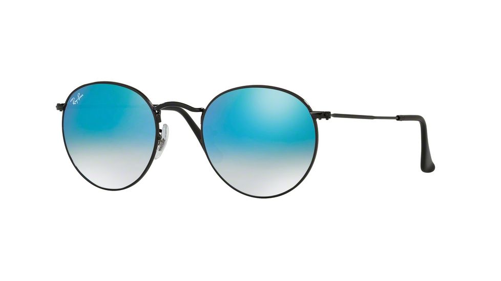 Ray-Ban RB3447 Bifocal Prescription Sunglasses, 53mm, Shiny Black, RB3447-002-4O-53-BI