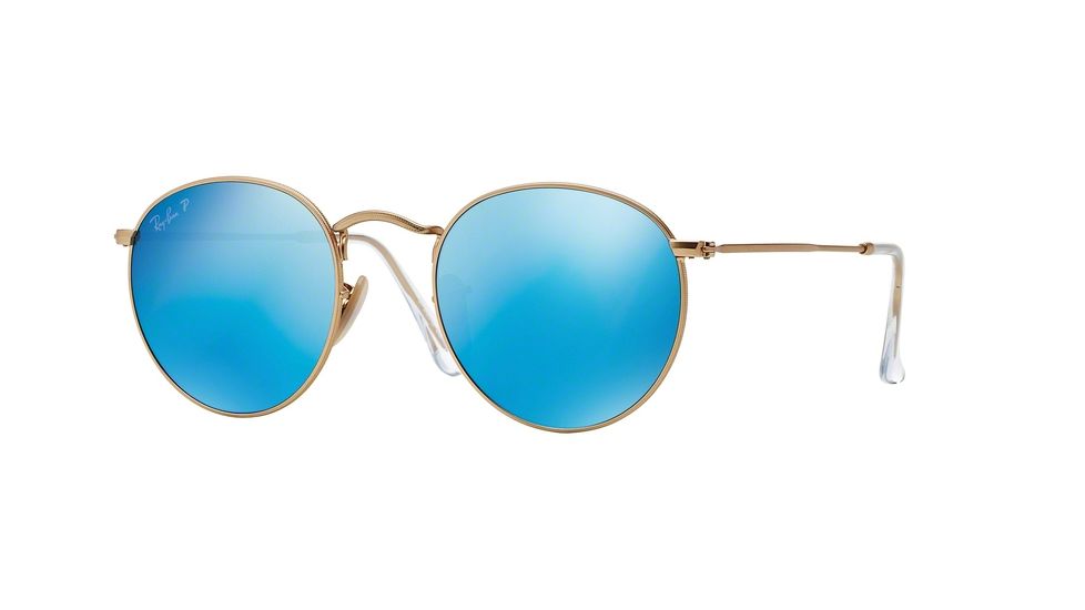 Ray-Ban RB3447 Bifocal Prescription Sunglasses RB3447-112-4L-53 - Lens Diameter 53 mm, Frame Color Matte Gold