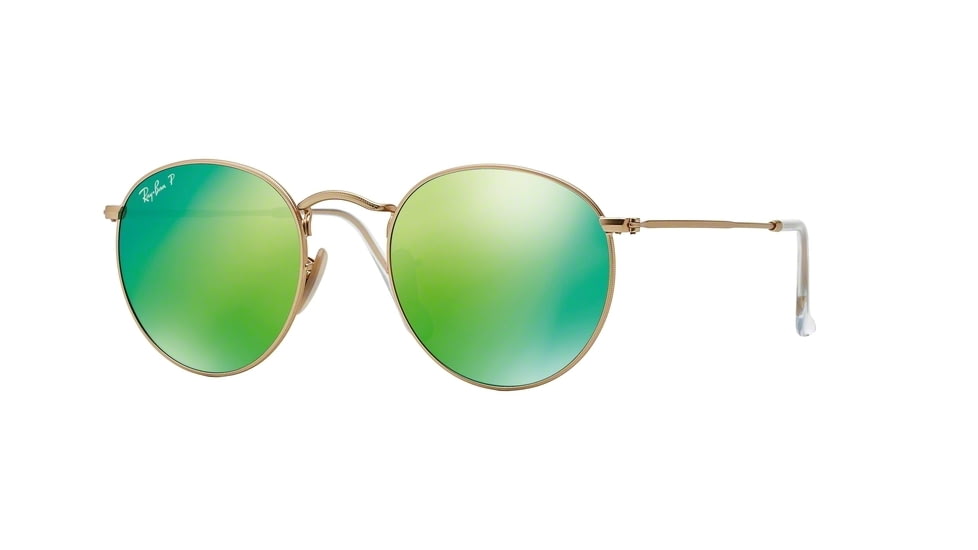 Ray-Ban RB3447 Bifocal Prescription Sunglasses RB3447-112-P9-50 - Lens Diameter 50 mm, Frame Color Matte Gold