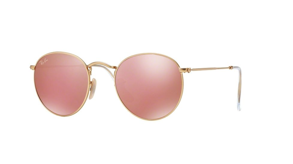 Ray-Ban RB3447 Bifocal Prescription Sunglasses RB3447-112-Z2-53 - Lens Diameter 53 mm, Frame Color Matte Gold