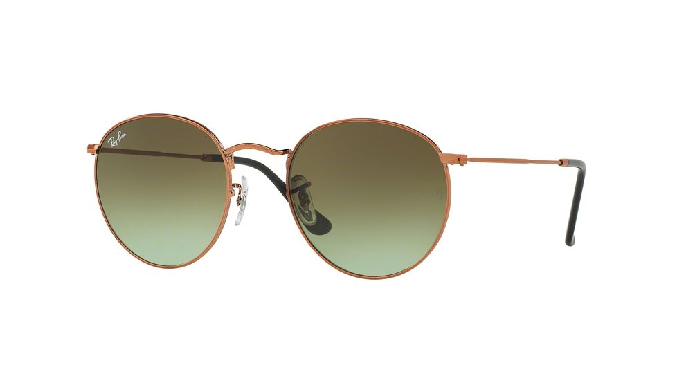 Ray-Ban RB3447 Bifocal Prescription Sunglasses RB3447-9002A6-53 - Lens Diameter 53 mm, Frame Color Shiny Medium Bronze