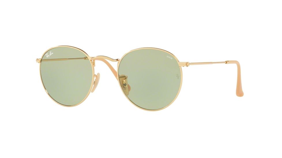 Ray-Ban RB3447 Bifocal Prescription Sunglasses RB3447-90644C-53 - Lens Diameter 53 mm, Frame Color Gold