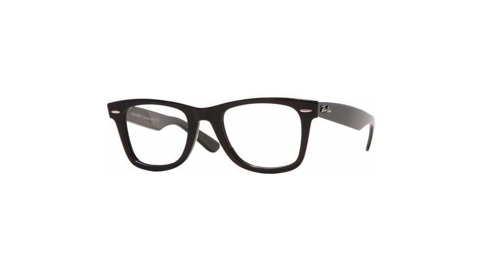 Ray-Ban RX5121 Progressive Eyeglasses - Shiny Black Frame / 47 mm Prescription Lenses, 2000-4722