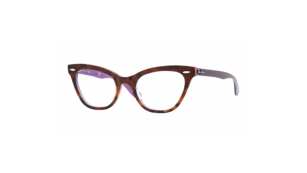Ray-Ban RX 5226 Eyeglasses Styles - Violet Gradient Havana Frame w/Non-Rx 49 mm Diameter Lenses, 5031-4920