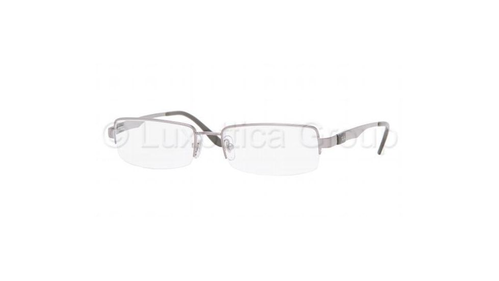 Ray-Ban RX 6156 Eyeglasses Styles - Smoke Grey Frame w/Non-Rx 50 mm Diameter Lenses, 2553-5017