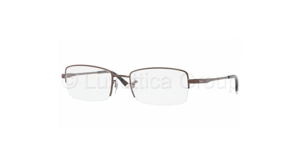 Ray-Ban RX6178 Progressive Eyeglasses - Brown Frame / 51 mm Prescription Lenses, 2511-5119