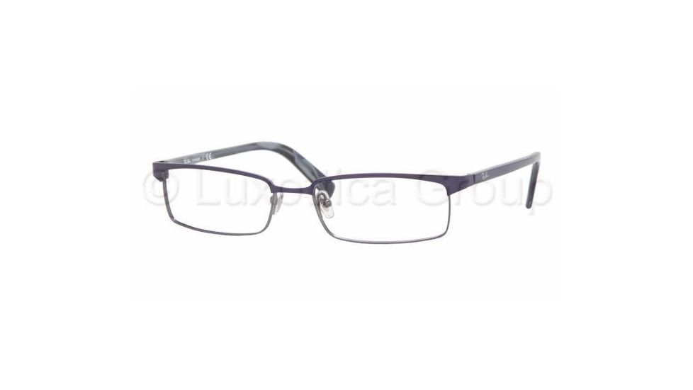Ray-Ban RX8633 SV Prescription Eyeglasses - Dark Blue Demo Lens Frame / 52 mm Prescription Lenses, 1090-5217