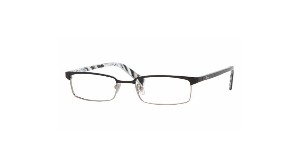 Ray-Ban RX8633 SV Prescription Eyeglasses - Shiny Black Demo Lens Frame / 54 mm Prescription Lenses, 1017-5417
