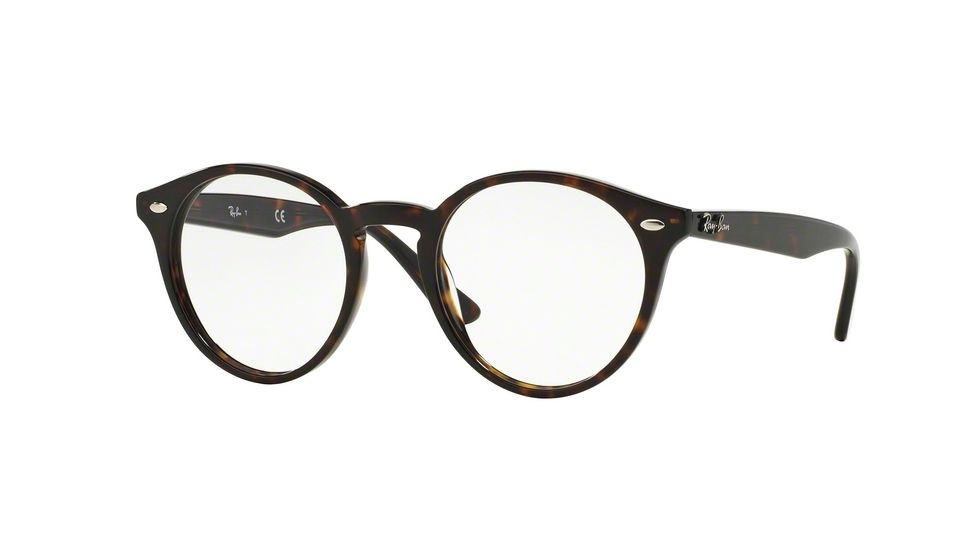 Ray-Ban RX2180V Eyeglass Frames 2012-49 - Dark Havana Frame
