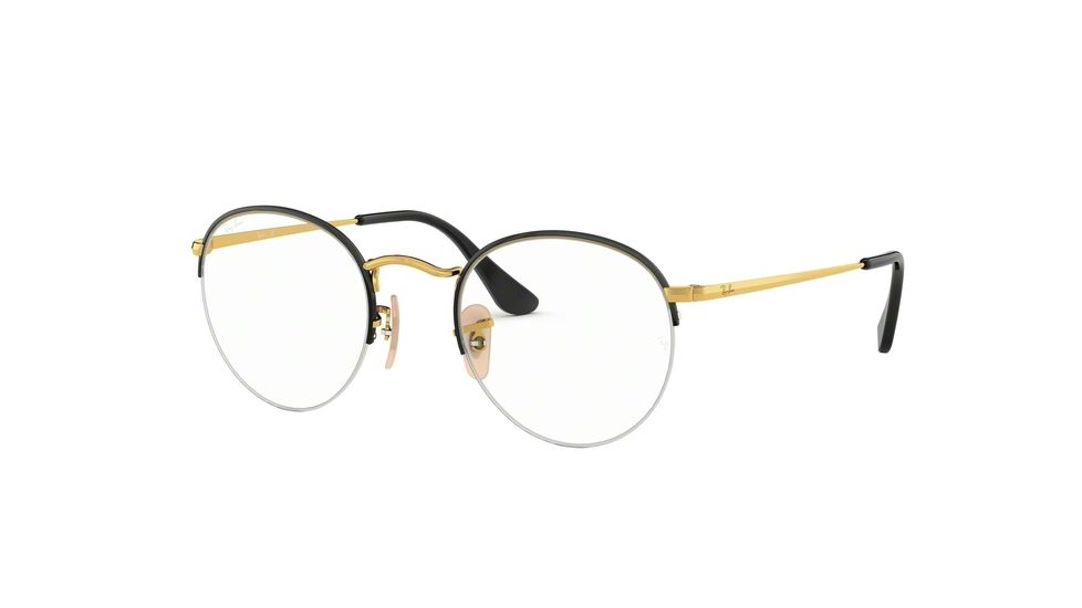 Ray-Ban RX3947V Eyeglass Frames 2946-51 - Gold On Top Black Frame