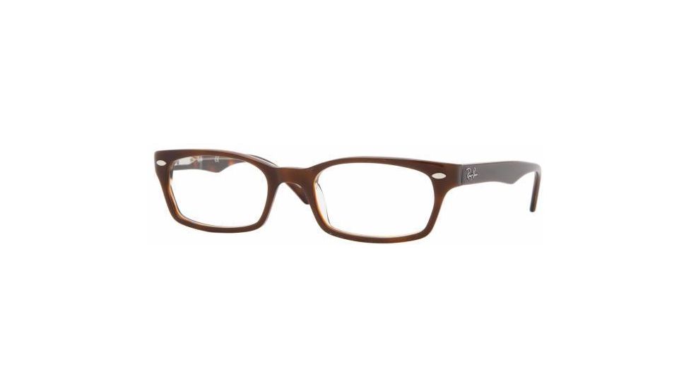 Ray-Ban RX5150 SV Prescription Eyeglasses - Brown/Transparent Avan Demo Lens Frame / 52 mm Prescription Lenses, 2019-5219