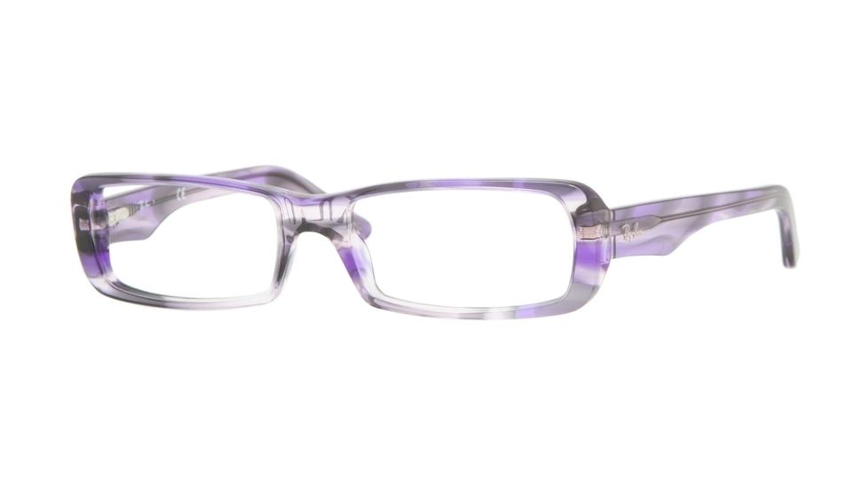 Ray-Ban RX5210 Eyeglass Frames 5002-51 - Violet Variegated Frame