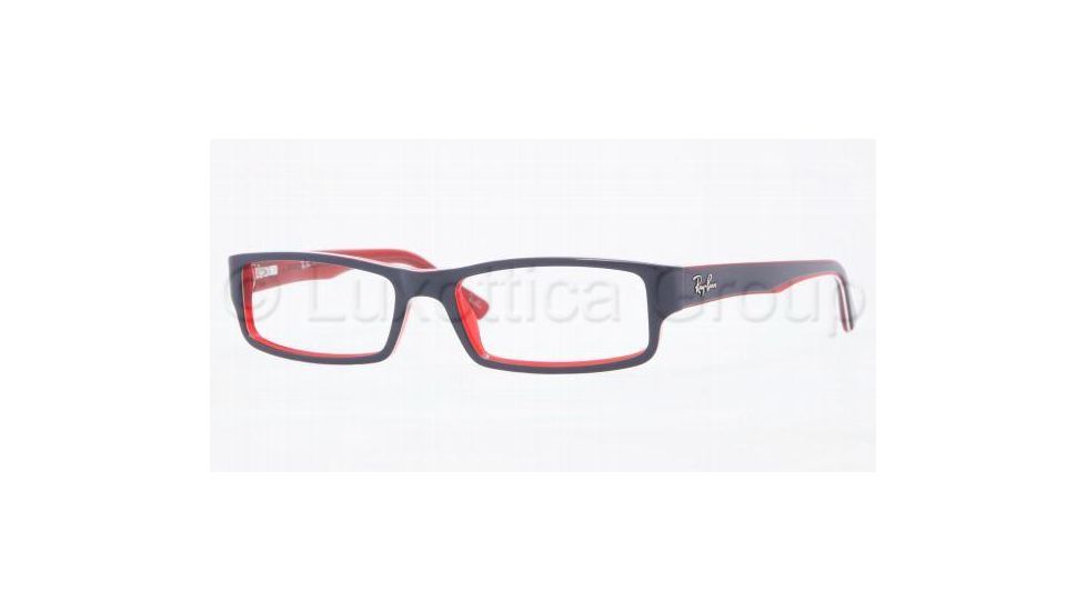 Ray-Ban RX5246 Eyeglass Frames 5088-4816 - Blue On Red/White/Red 