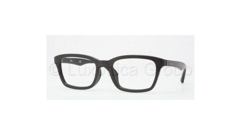 Ray-Ban RX5267F Single Vision Prescription Eyeglasses 2000-5519 - Black Frame