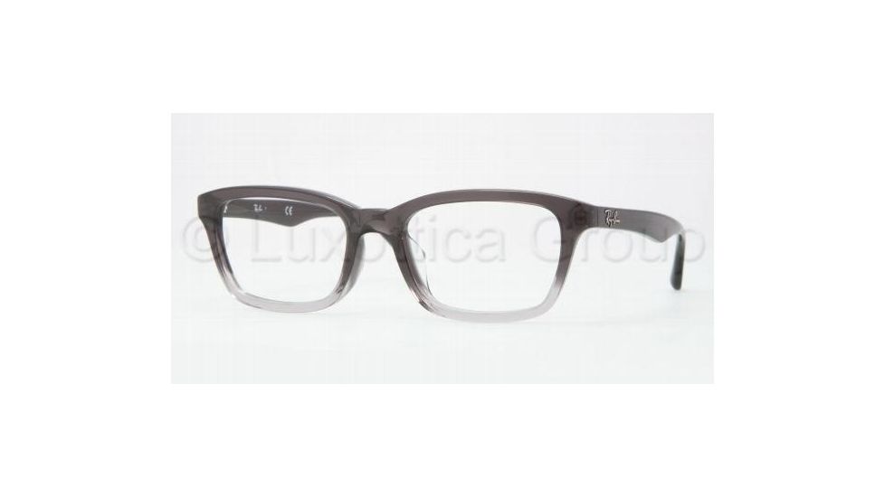Ray-Ban RX5267F Single Vision Prescription Eyeglasses 5058-5319 - Dark Grady Gradient/Light Gray Frame