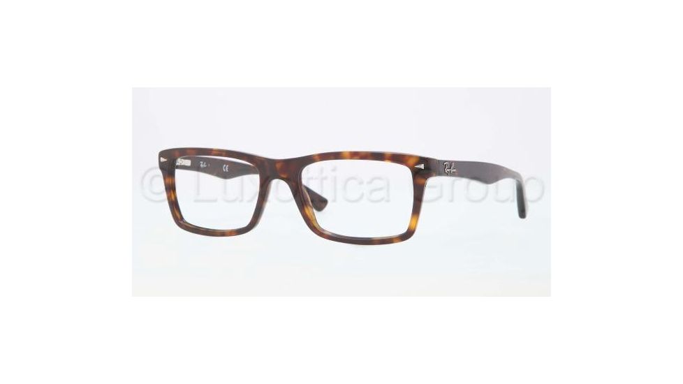 Ray-Ban RX5287 Single Vision Prescription Eyeglasses 2012-5218 - Dark Havana Frame