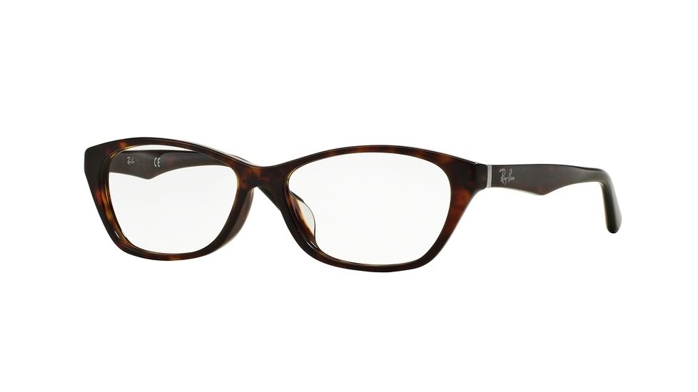 Ray-Ban RX5295D Single Vision Prescription Eyeglasses 2012-54 - Dark Havana Frame