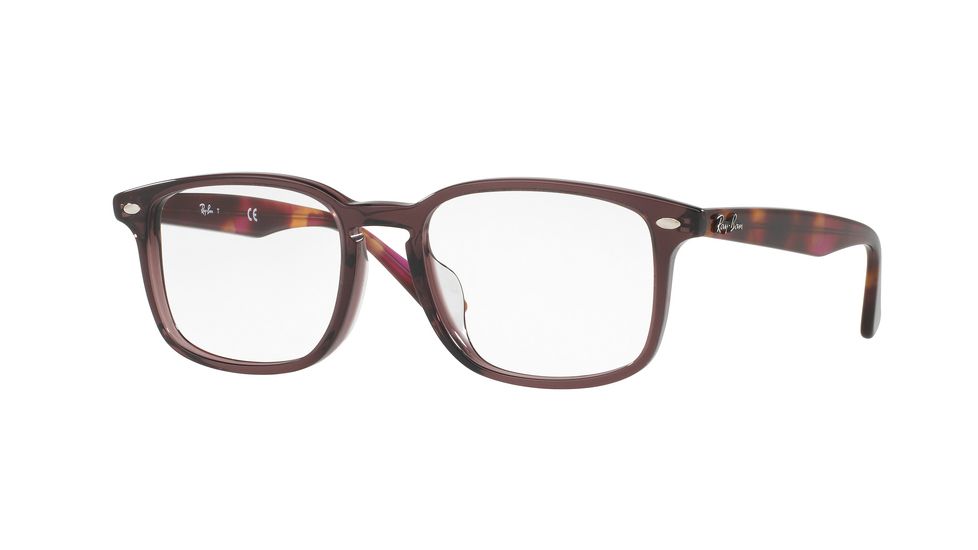 Ray-Ban RX5353F Progressive Prescription Eyeglasses 5628-54 - Opal Brown Frame