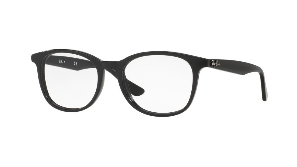 Ray-Ban RX5356 Single Vision Prescription Eyeglasses 2000-54 - Shiny Black Frame