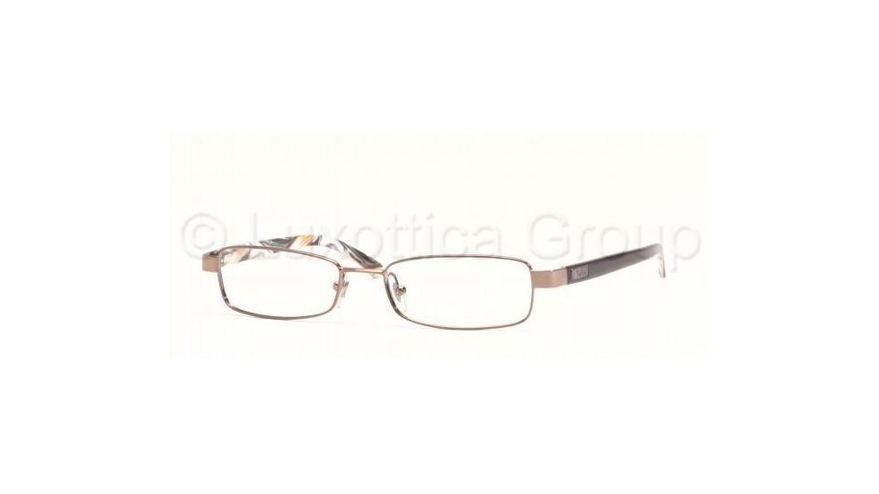Ray-Ban RX6093 Progressive Prescription Eyeglasses 2531-5316 - Light Brown Gloss 