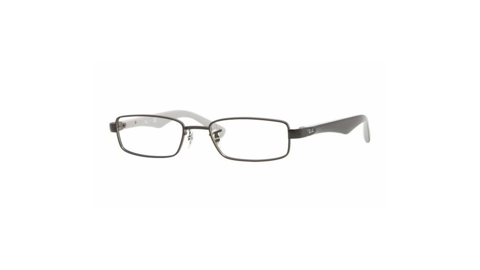 Ray Ban RX6192 #2652 - Top Black On Gunmetal Demo Lens Frame