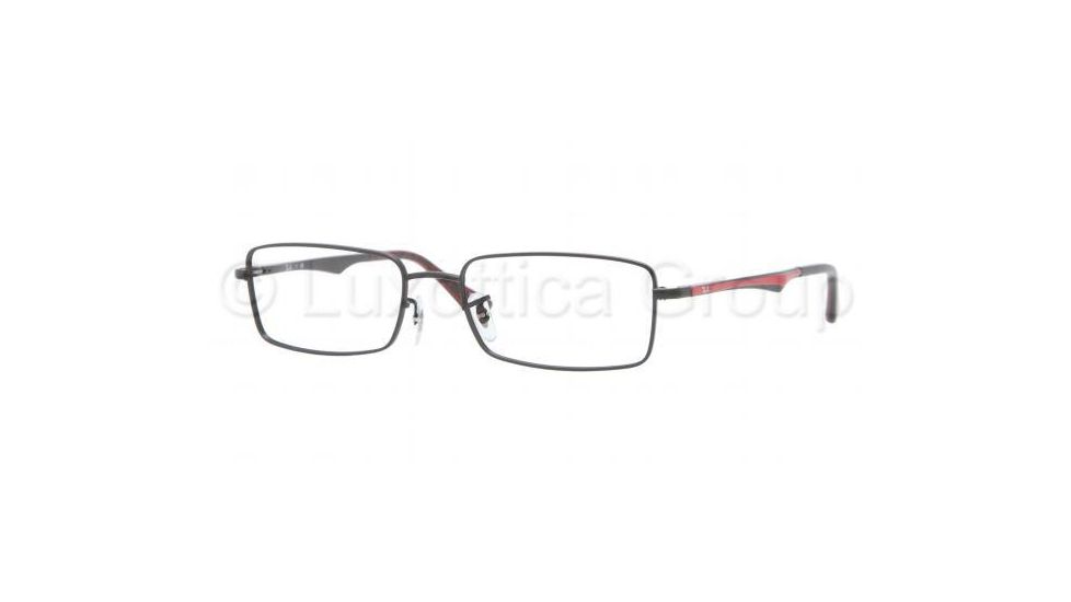 Ray-Ban RX6211 Single Vision Prescription Eyeglasses 2340-5117 - Matte Black Frame
