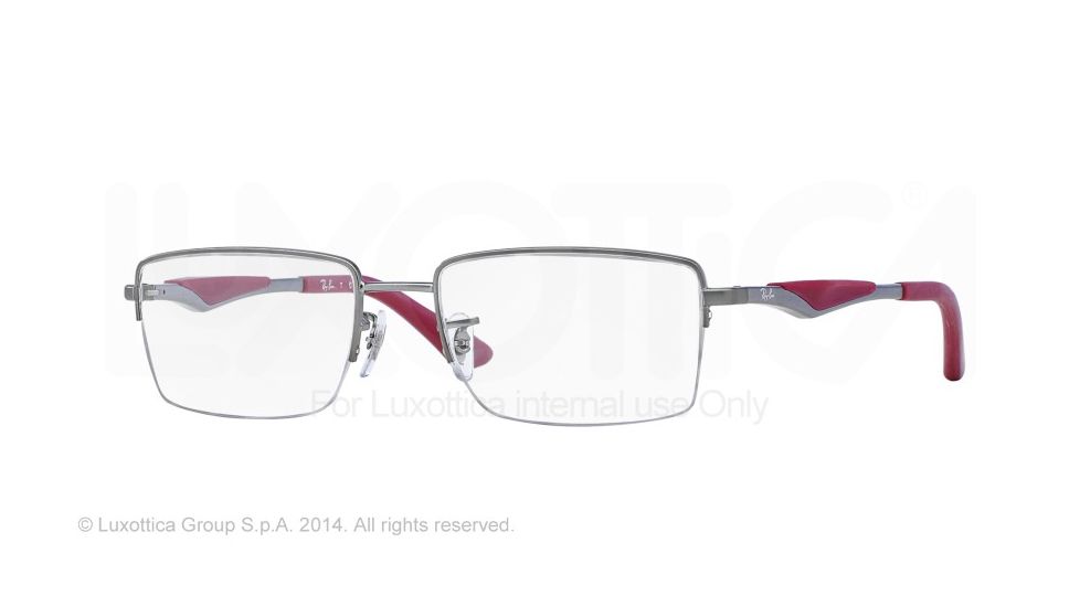 Ray-Ban RX6285 Bifocal Prescription Eyeglasses 2620-51 - Matte Gunmetal Frame