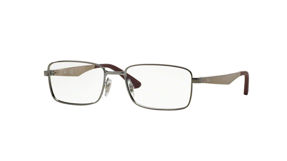 Ray-Ban RX6333 Bifocal Prescription Eyeglasses 2854-52 - Shiny Gunmetal Frame