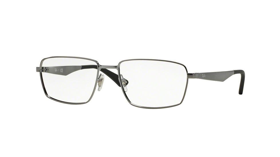 Ray-Ban RX6334 Progressive Prescription Eyeglasses 2502-53 - Gunmetal Frame