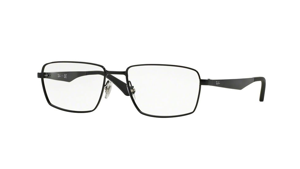 Ray-Ban RX6334 Progressive Prescription Eyeglasses 2509-53 - Shiny Black Frame