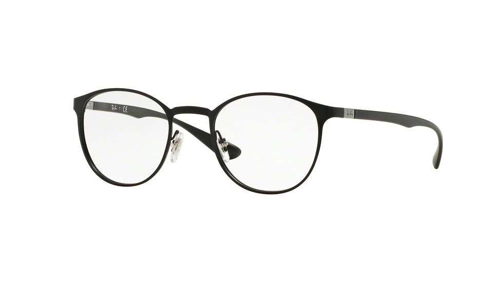 Ray-Ban RX6355 Single Vision Prescription Eyeglasses 2503-50 - Matte Black Frame