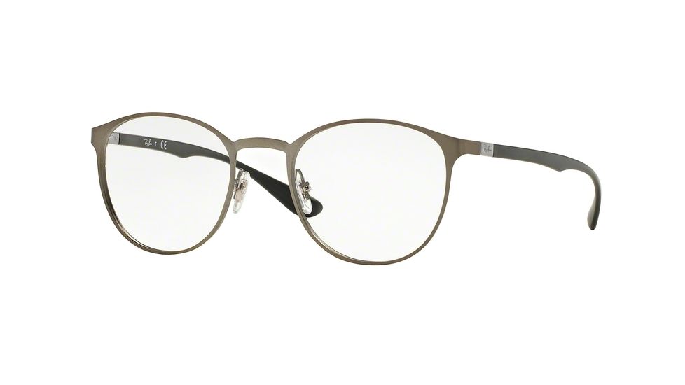 Ray-Ban RX6355 Single Vision Prescription Eyeglasses 2620-50 - Matte Gunmetal Frame