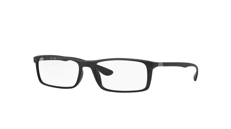 Ray-Ban RX7035 Single Vision Prescription Eyeglasses 5204-54 - Matte Black Frame