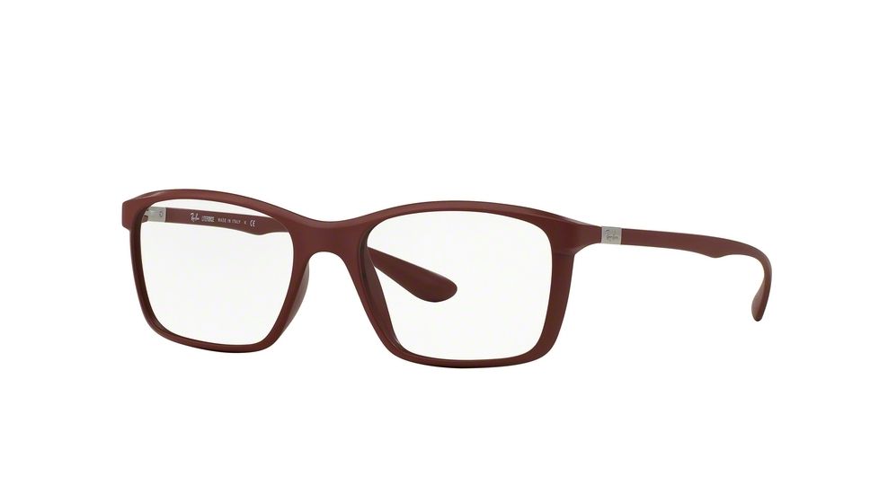 Ray-Ban RX7036 Bifocal Prescription Eyeglasses 5441-52 - Matte Amaranth Frame