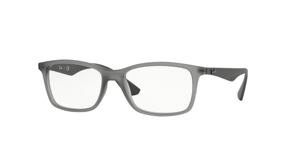 Ray-Ban RX7047 Eyeglass Frames 5482-56 - Matte Trasp Grey Frame