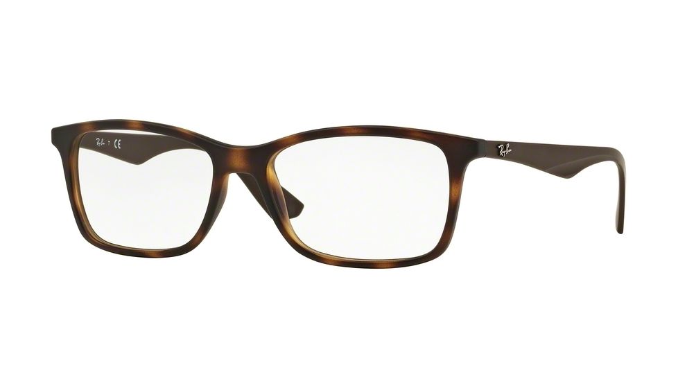 Ray-Ban RX7047 Eyeglass Frames 5573-56 - Matte Havana Frame