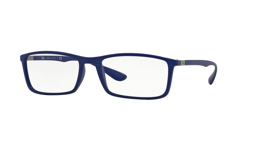 Ray-Ban RX7048 Bifocal Prescription Eyeglasses 5439-53 - Matte Blue Frame