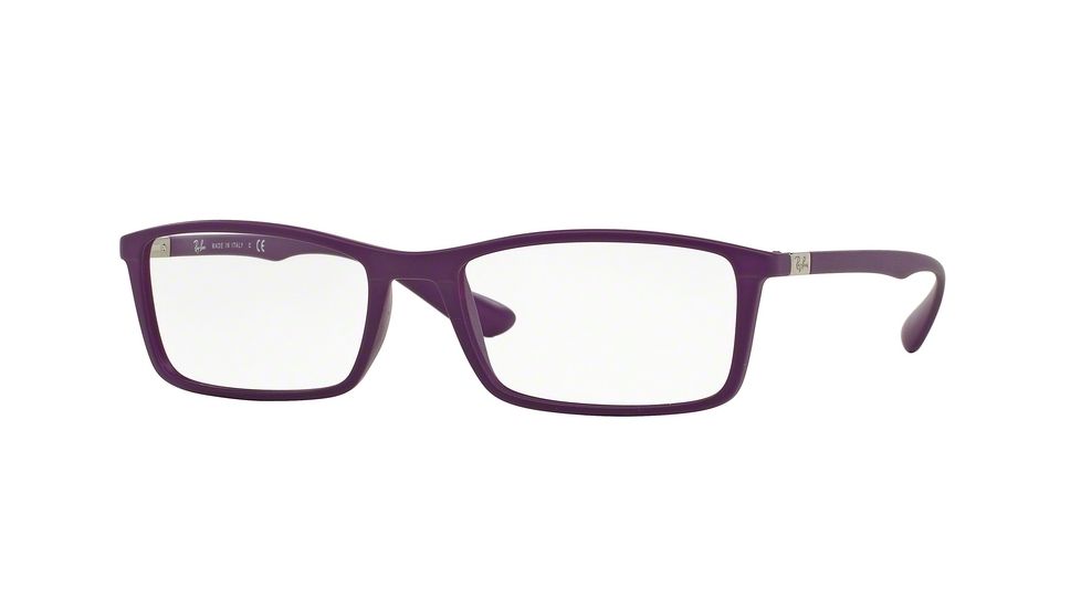 Ray-Ban RX7048 Bifocal Prescription Eyeglasses 5443-53 - Matte Violet Frame