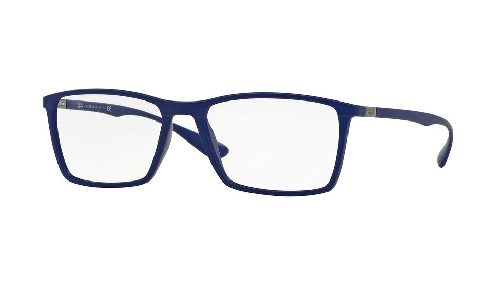 Ray-Ban RX7049F Bifocal Prescription Eyeglasses 5439-56 - Matte Blue Frame