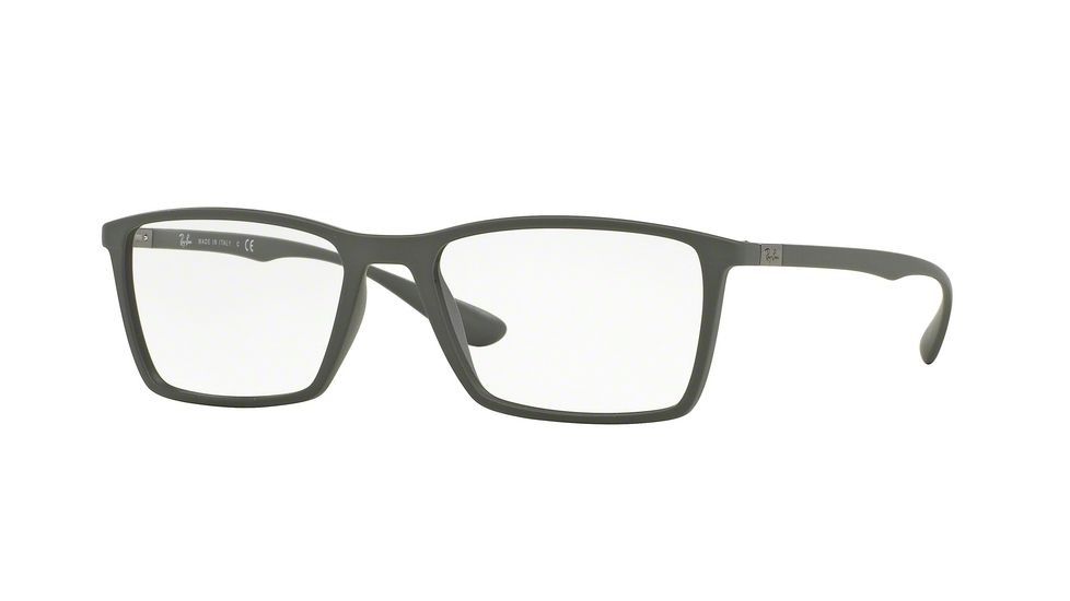 Ray-Ban RX7049F Bifocal Prescription Eyeglasses 5521-56 - Matte Grey Frame