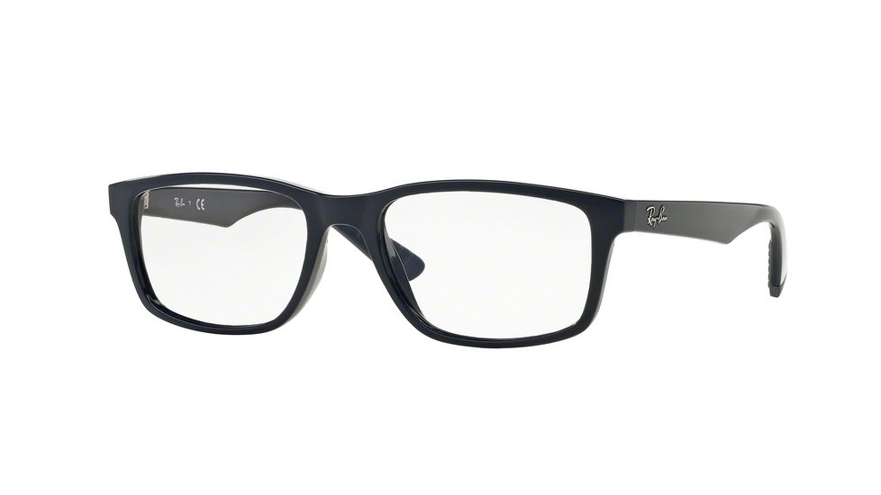 Ray-Ban RX7063F Eyeglass Frames 5419-54 - Dark Shiny Blue Frame