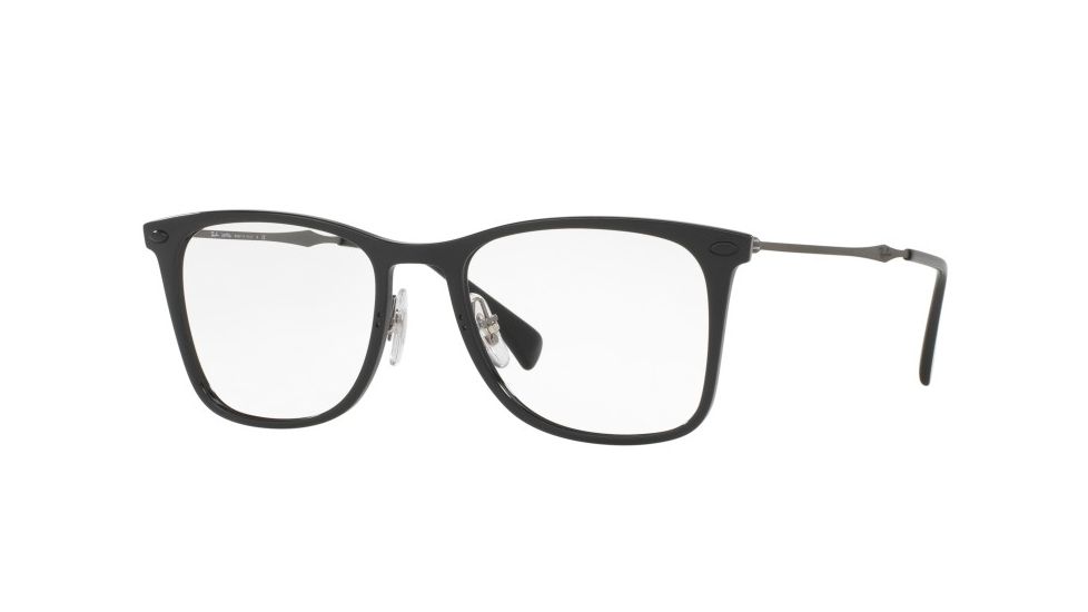 Ray-Ban RX7086 Bifocal Prescription Eyeglasses 2000-49 - Shiny Black Frame