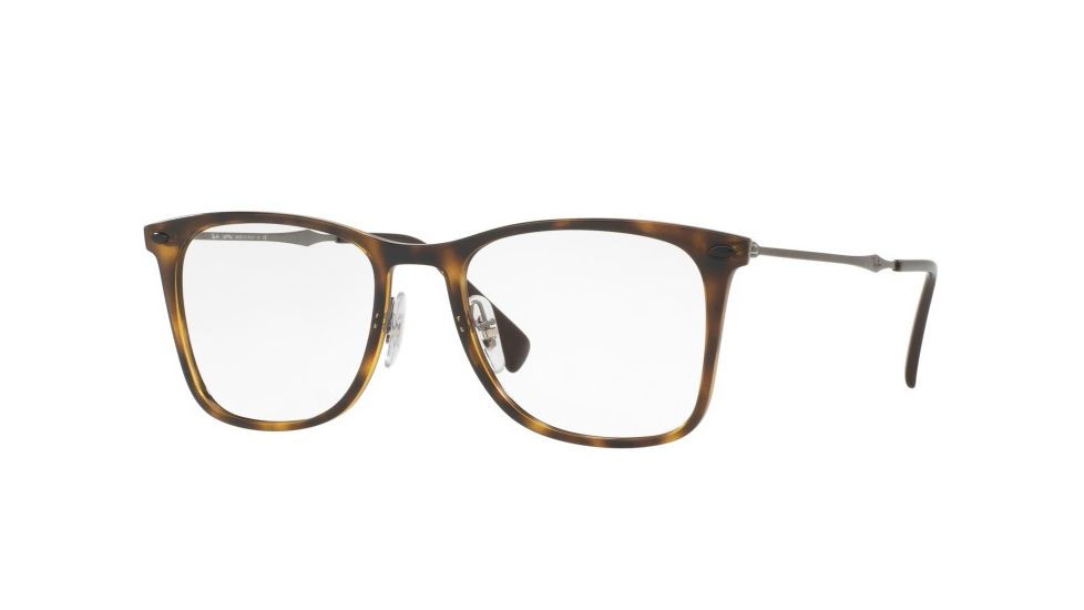 Ray-Ban RX7086 Bifocal Prescription Eyeglasses 2012-49 - Havana Frame