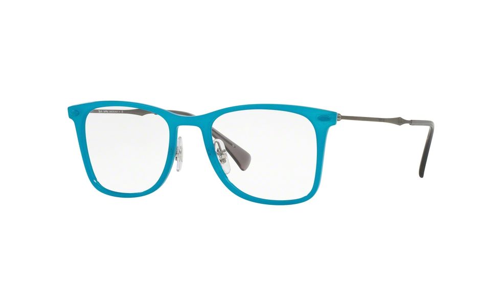 Ray-Ban RX7086 Bifocal Prescription Eyeglasses 5640-49 - Acquamarine Frame
