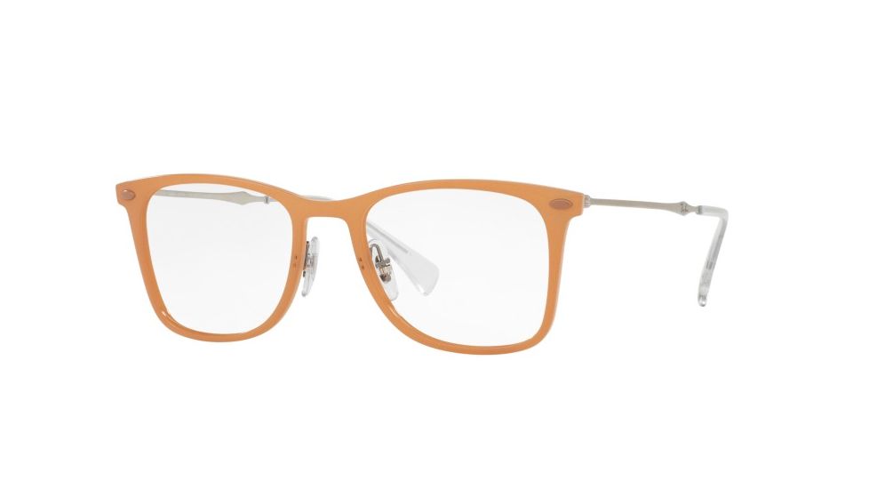 Ray-Ban RX7086 Bifocal Prescription Eyeglasses 5642-51 - Light Brown Frame