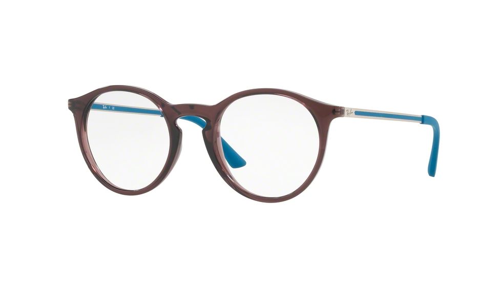 Ray-Ban RX7132 Single Vision Prescription Eyeglasses 5720-50 - Opal Brown Frame